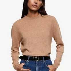 Mango High Collar Wool Sweater