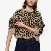 Mango Animal Print Sweater