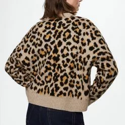Mango Animal Print Sweater -Mango popular store mango 4957 3080036 3