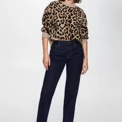 Mango Animal Print Sweater -Mango popular store mango 4958 3080036 5