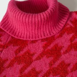 Mango Turtleneck Sweater Houndstooth Print -Mango popular store mango 4978 6670036 6