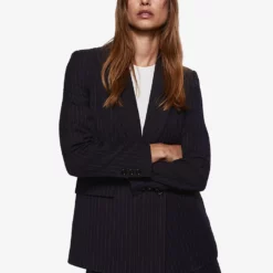 Mango Pinstripe Blazer