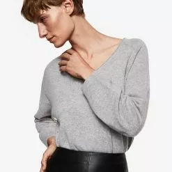 Mango V-Neck Cashmere Sweater