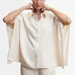 Mango Short Sleeved Blouse