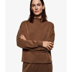 Mango High Collar Sweatshirt
