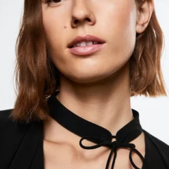 Mango Tie-Neck Blouse 12 Mango Tie-Neck Blouse -Mango popular store mango 5026 4102636 3