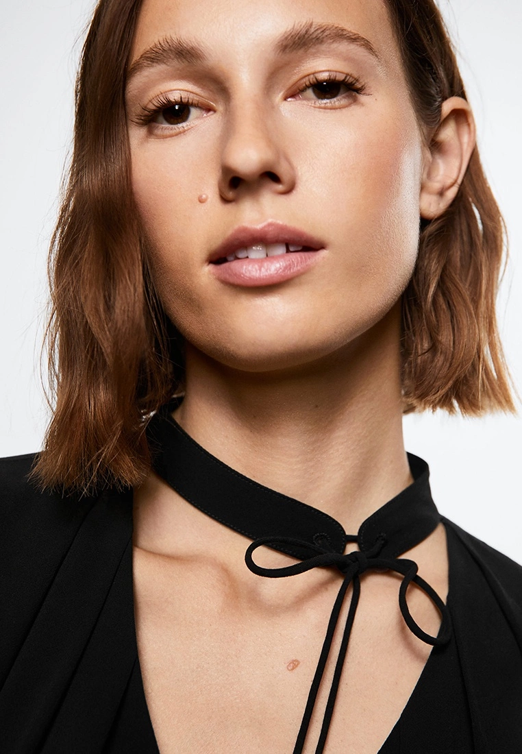 Mango Tie-Neck Blouse 5 Mango Tie-Neck Blouse - Image 3