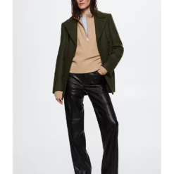 Mango Wool Double-Button Coat -Mango popular store mango 5044 2612726 4