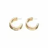 Mango Twisted Hoop Earrings