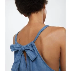 Mango Cotton Denim Jumpsuit -Mango popular store mango 5055 6769816 4