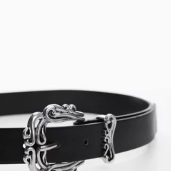 Mango Embossed Buckle Belt -Mango popular store mango 5063 5062636 2