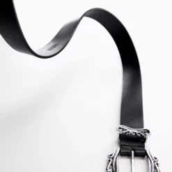 Mango Embossed Buckle Belt -Mango popular store mango 5063 5062636 4