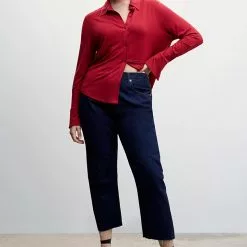 Mango Buttoned Flowy Shirt -Mango popular store mango 5066 6862636 7