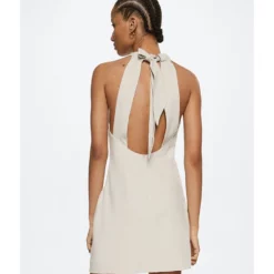 Mango Cut-Out Back Dress -Mango popular store mango 5069 2769816 2