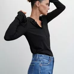 Mango Buttoned Flowy Shirt -Mango popular store mango 5073 8142636 5