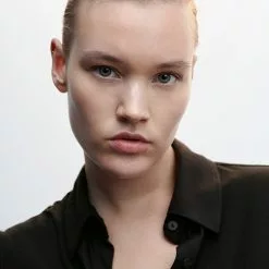 Mango Buttoned Flowy Shirt -Mango popular store mango 5074 8142636 7