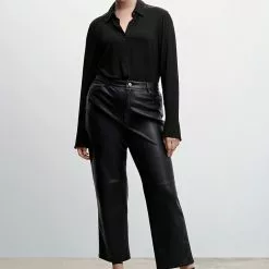 Mango Buttoned Flowy Shirt -Mango popular store mango 5074 8142636 8