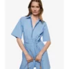 Mango Cotton Shirt Dress