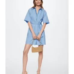 Mango Cotton Shirt Dress -Mango popular store mango 5090 4179816 5