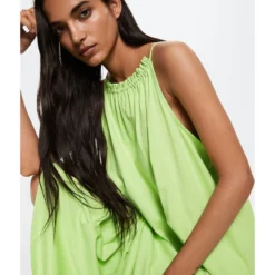 Mango Frill Cotton Dress -Mango popular store mango 5093 8769816 5