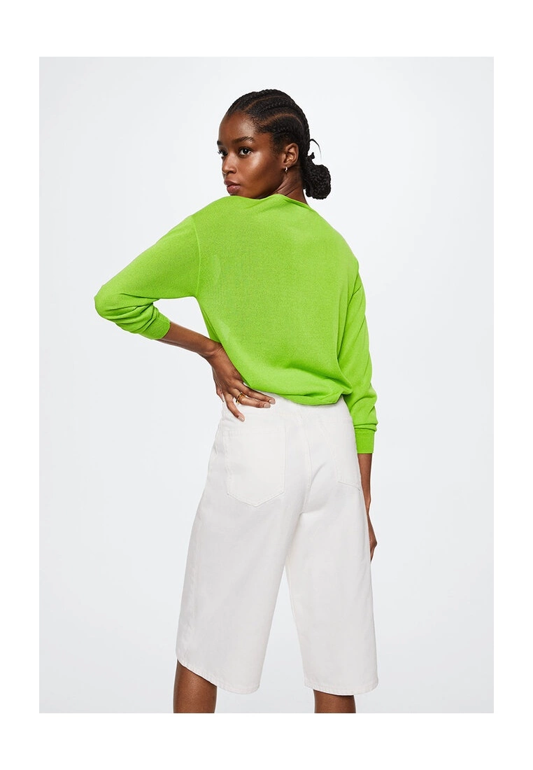 Mango V-Neck Knit Sweater 4 Mango V-Neck Knit Sweater - Image 2