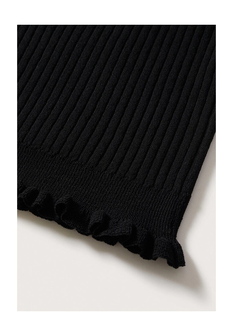 Mango Ribbed Crop Top 8 Mango Ribbed Crop Top - Image 6