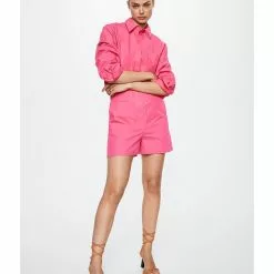 Mango Cotton Bermuda Shorts -Mango popular store mango 5177 8869816 6