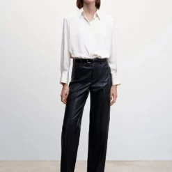 Mango Satin Finish Flowy Shirt 13 Mango Satin Finish Flowy Shirt -Mango popular store mango 5182 3501736 5