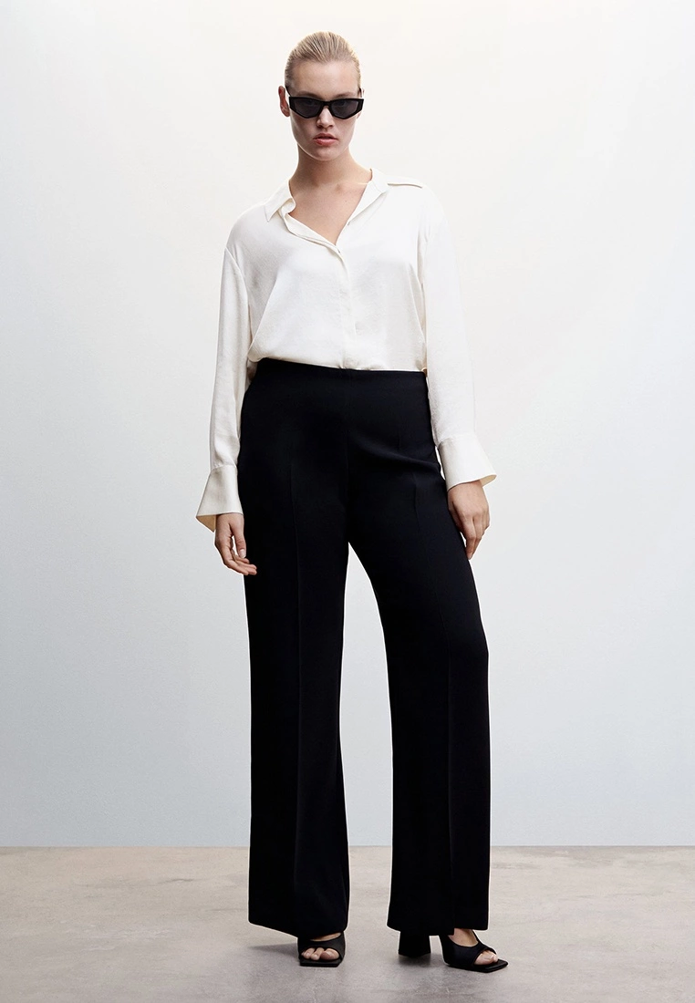 Mango Satin Finish Flowy Shirt 8 Mango Satin Finish Flowy Shirt - Image 6