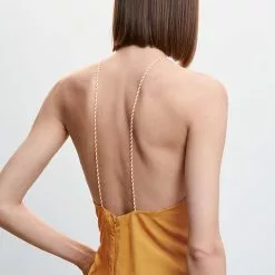 Mango Open Back Jumpsuit -Mango popular store mango 5187 0790736 4