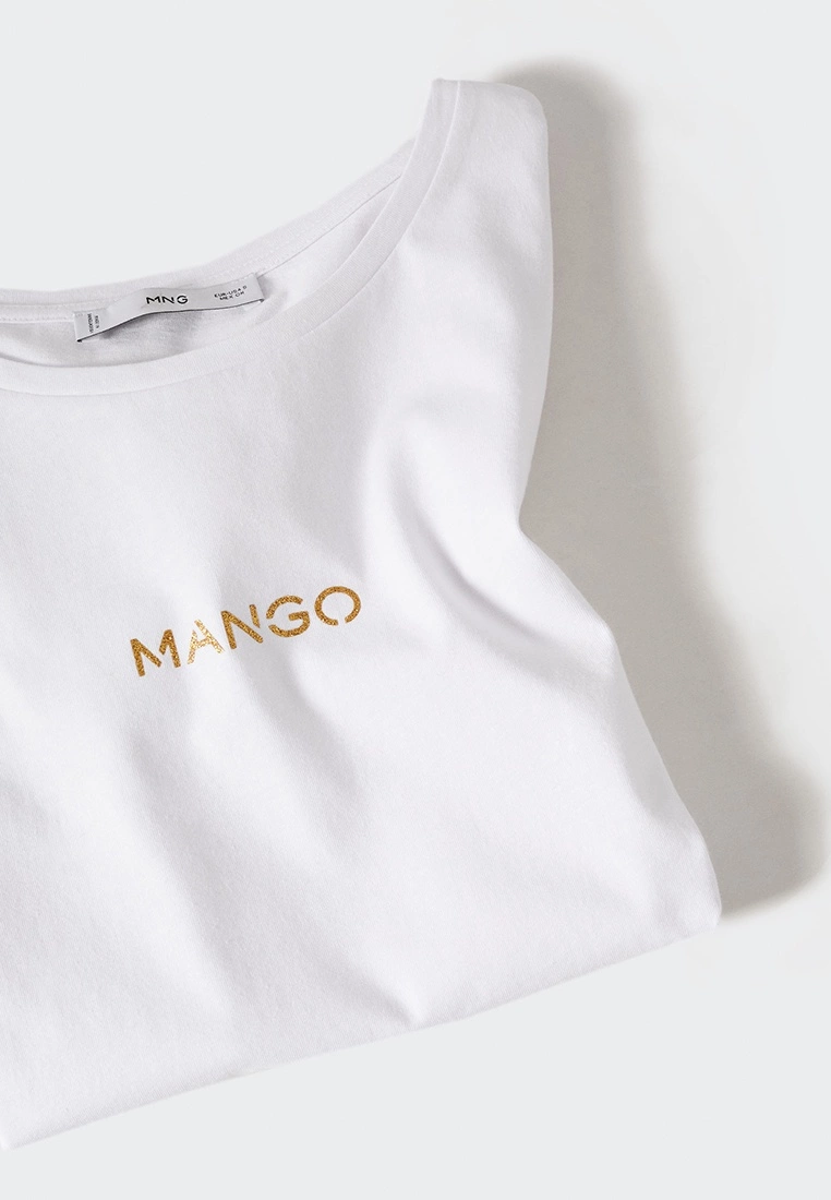 Mango Logo Cotton T-Shirt 7 Mango Logo Cotton T-Shirt - Image 5