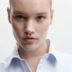 Mango Essential Cotton-Blend Shirt -Mango popular store mango 5222 3290736 7