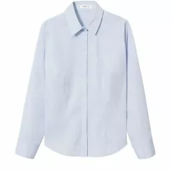 Mango Essential Cotton-Blend Shirt -Mango popular store mango 5222 3290736 8