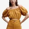Mango Puff Sleeve Top -Mango popular store mango 5238 9401736 1
