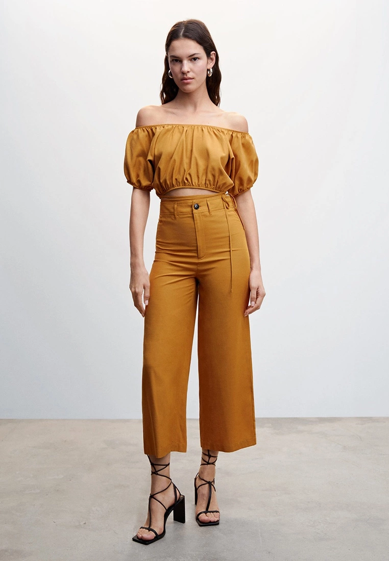 Mango Puff Sleeve Top 4 Mango Puff Sleeve Top - Image 2