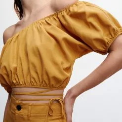 Mango Puff Sleeve Top 10 Mango Puff Sleeve Top -Mango popular store mango 5239 9401736 3