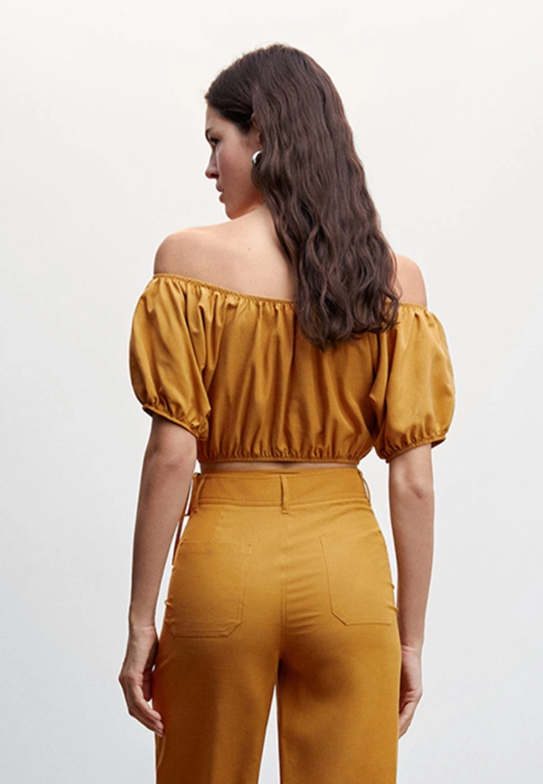 Mango Puff Sleeve Top 6 Mango Puff Sleeve Top - Image 4