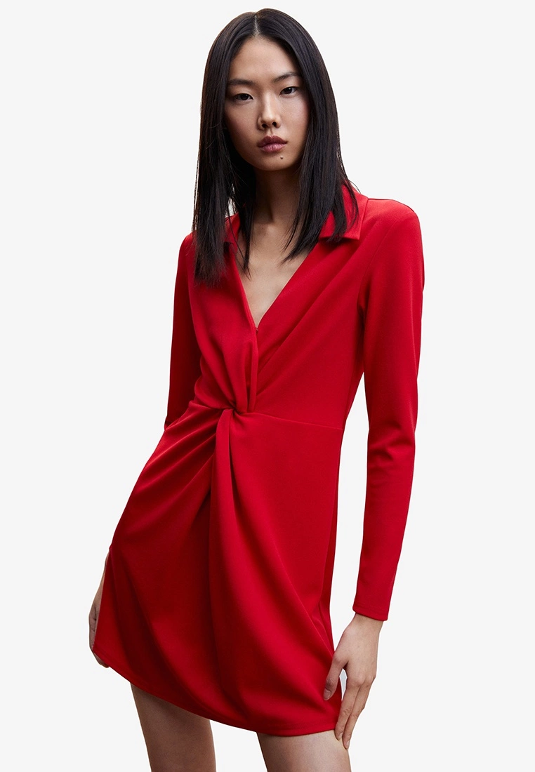 Mango Knot Detail Shirt Dress 3 Mango Knot Detail Shirt Dress