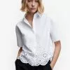 Mango Embroidered Shirt 2 Mango Embroidered Shirt -Mango popular store mango 5242 8001736 1