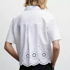 Mango Embroidered Shirt -Mango popular store mango 5243 8001736 2