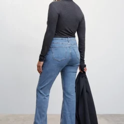 Mango Mid-Rise Flared Jeans -Mango popular store mango 5248 5701736 7