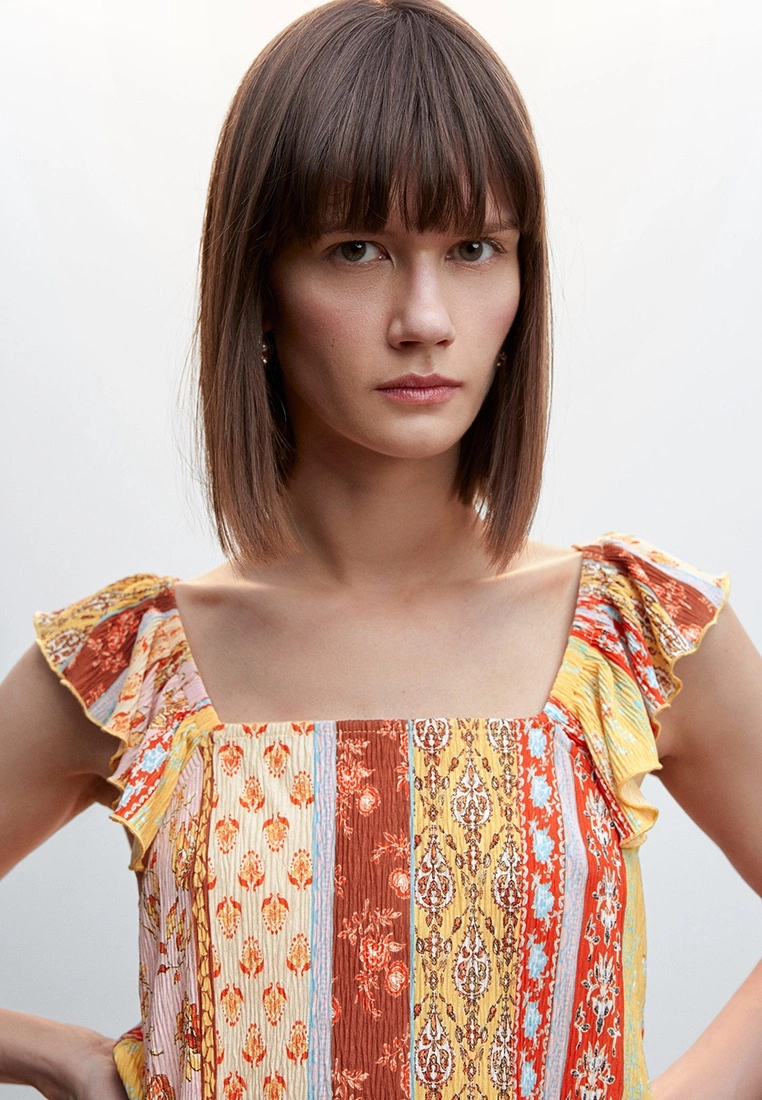 Mango Patterned Texture Top 5 Mango Patterned Texture Top - Image 3