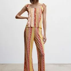 Mango Patterned Texture Top 11 Mango Patterned Texture Top -Mango popular store mango 5286 2890736 4