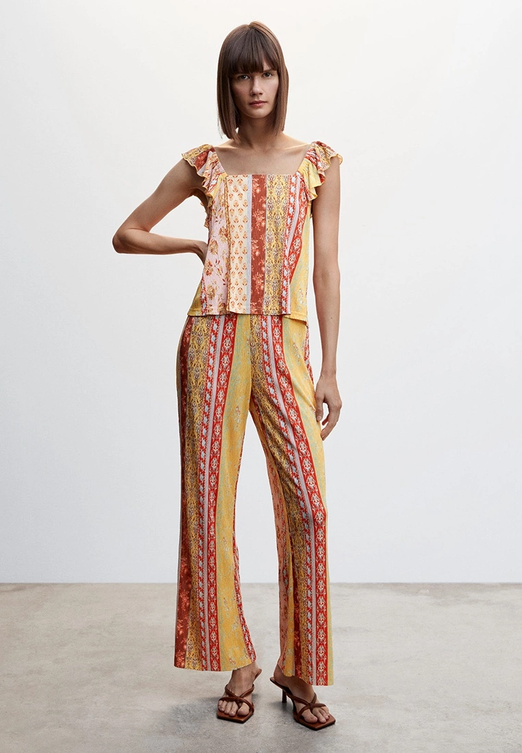 Mango Patterned Texture Top 6 Mango Patterned Texture Top - Image 4