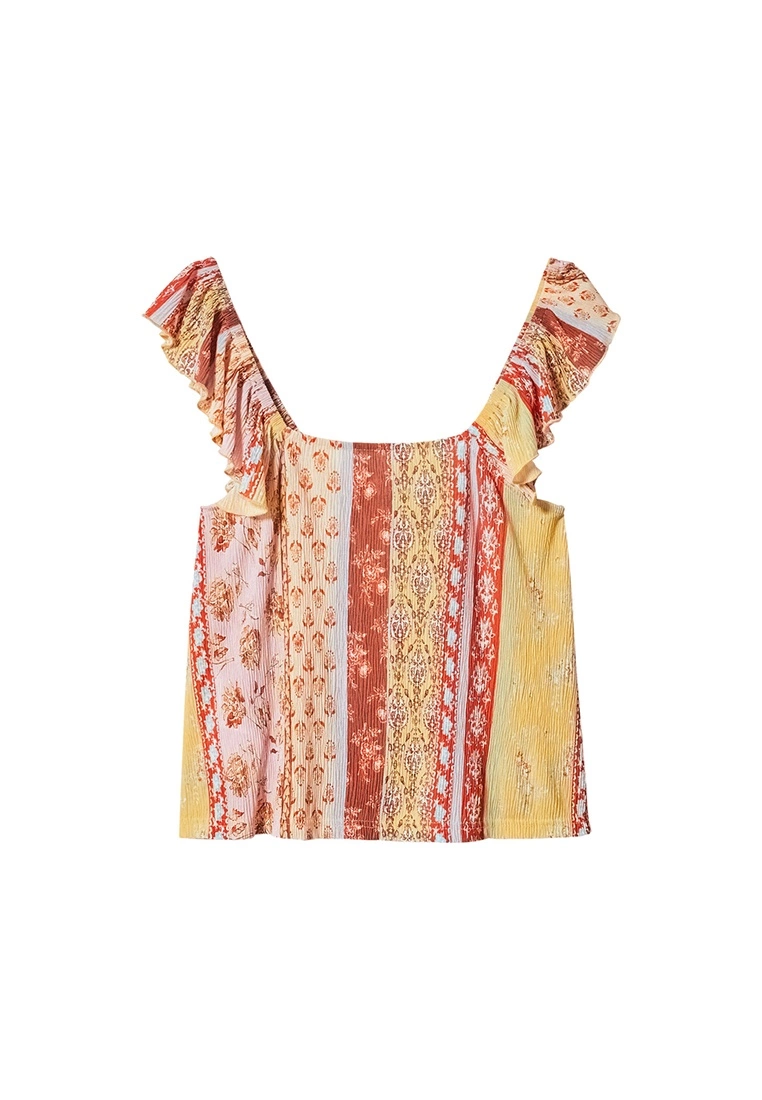 Mango Patterned Texture Top 8 Mango Patterned Texture Top - Image 6