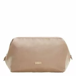 Mango Logo Debossed Toiletry Bag