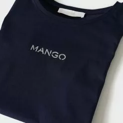 Mango Shining Logo T-Shirt -Mango popular store mango 5309 4301736 5