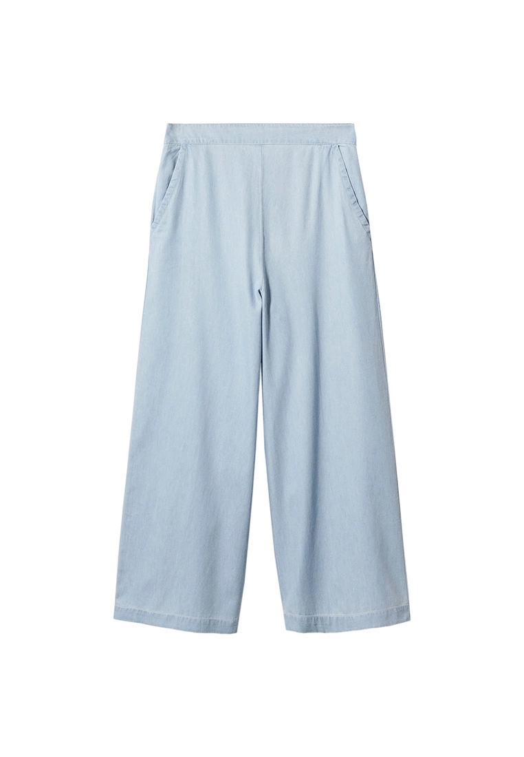 Mango Tencel Cotton Culotte Pants 8 Mango Tencel Cotton Culotte Pants - Image 6