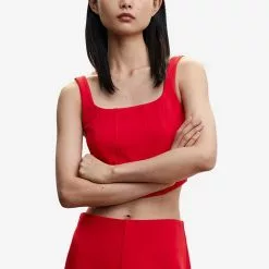 Mango Corset Style Top