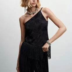 Mango Pleated Velvet Pants -Mango popular store mango 5318 7942636 3